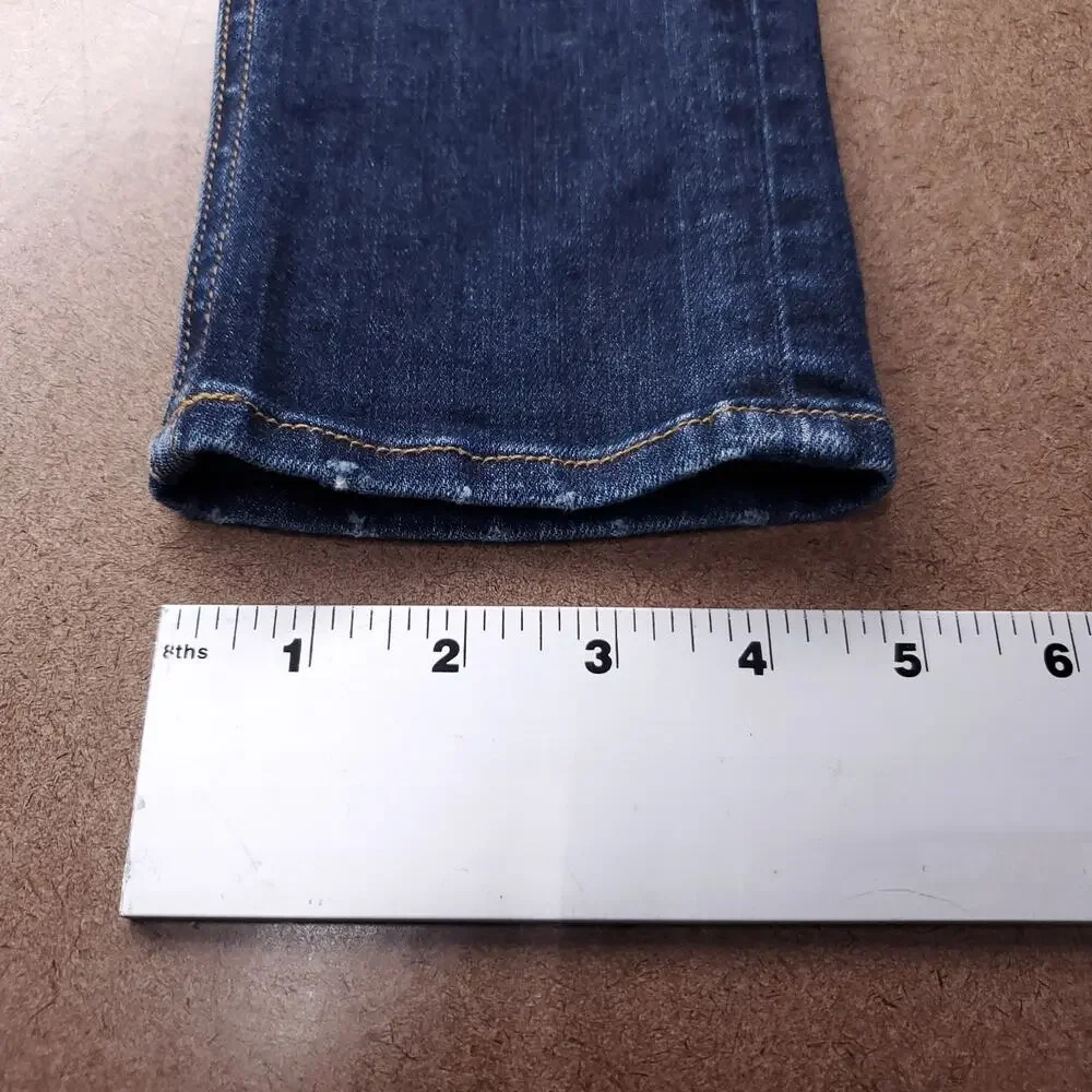 Rag & Bone Jeans Women 28 Dark Blue Skinny Distressed Casual Indie Contemporary